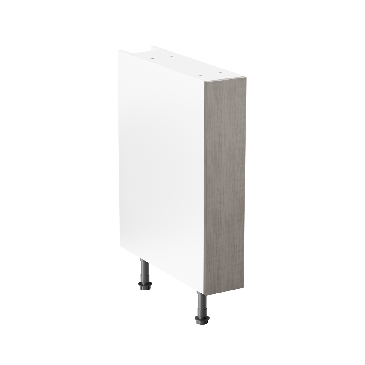 Buckingham Stone Grey Ash Shaker 150mm Kitchen Base Unit Complete