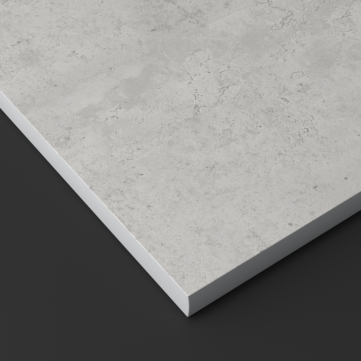 Wilsonart Zenith Cloudy Cement Compact Laminate Kitchen Worktops (Grey Core)