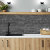 Bushboard Alloy Concrete Chevron Aluminium Feature Kitchen Splashback