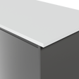 Formica Originals PP6340 Crisp White 22mm Square Edge Laminate Kitchen Worktop - Essence Finish