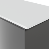 Formica Originals PP6340 Crisp White 22mm Square Edge Laminate Kitchen Worktop - Essence Finish