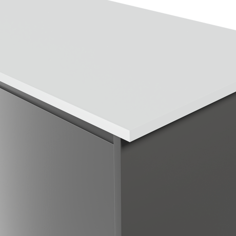 Formica Originals PP6340 Crisp White 22mm Square Edge Laminate Kitchen Worktop - Essence Finish