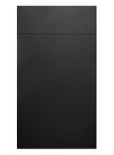 Fenton Painted (Laser Edged) Slab Black- Replacement Kitchen Drawer Fronts/Oven Filler Panel (110mm High)