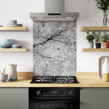 Bushboard Alloy Fossil Marble Aluminium Feature Kitchen Splashback
