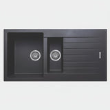 Astini Gianni 1.5 Bowl Granite Kitchen Sink & Waste