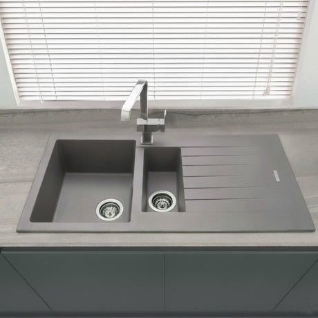 Astini Gianni 1.5 Bowl Granite Kitchen Sink & Waste
