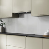 Bushboard Alloy Glacier White Aluminium Feature Kitchen Splashback
