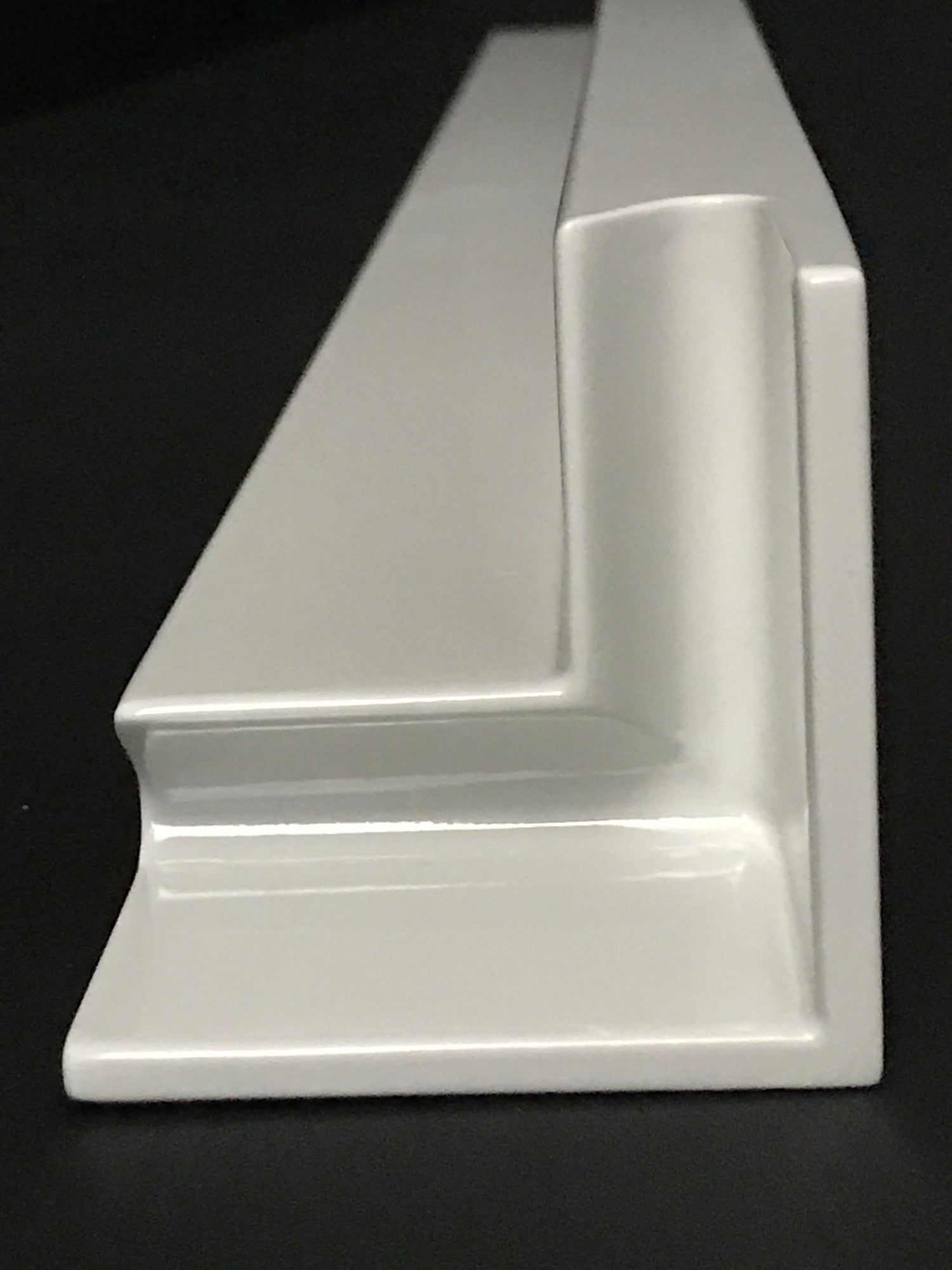 Larissa Handle Less White Gloss J Pull- Replacement Kitchen Doors (Trims & Accessories)