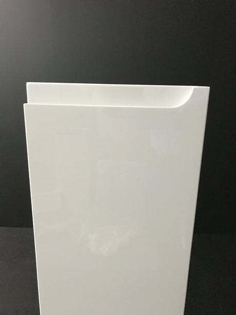 Larissa Handle Less White Gloss J Pull- Replacement Kitchen Doors CORNER DOORS