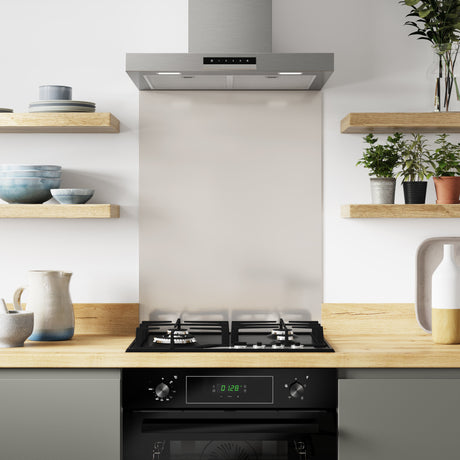 Bushboard Alloy Malibu Grey Aluminium Feature Kitchen Splashback