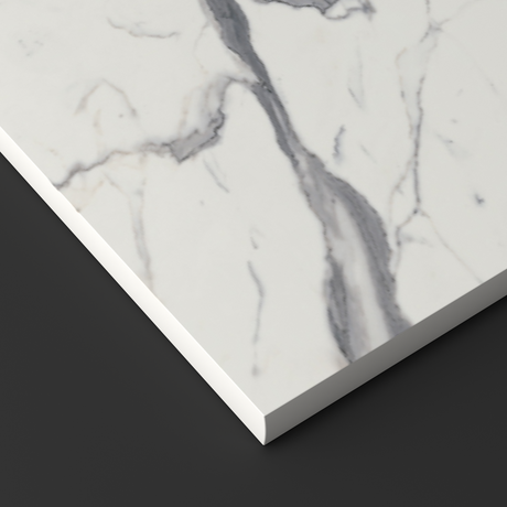 Wilsonart Zenith Marbre Veneto Compact Laminate Kitchen Worktops (White Core)