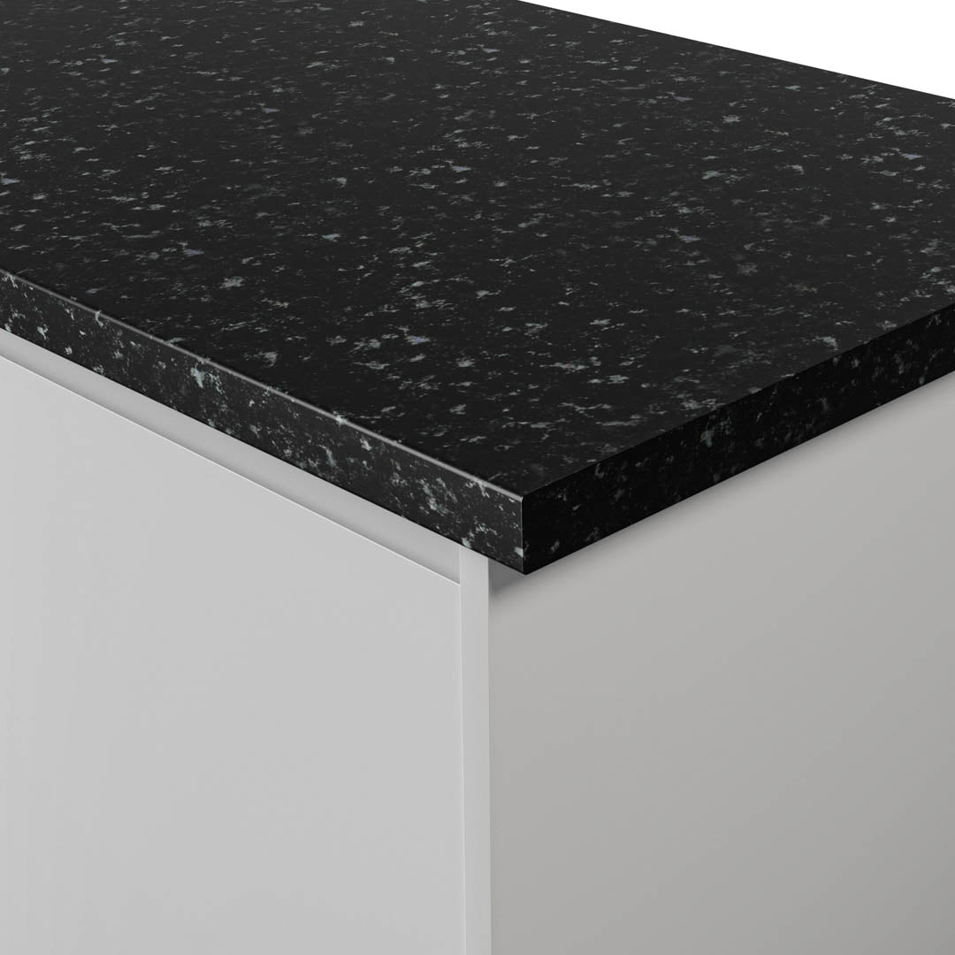 Formica Axiom Pp6967 Avalon Granite Black Laminate Kitchen Worktops - Matte 58 Finish