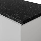 Formica Axiom Pp6967 Avalon Granite Black Laminate Kitchen Worktops - Matte 58 Finish