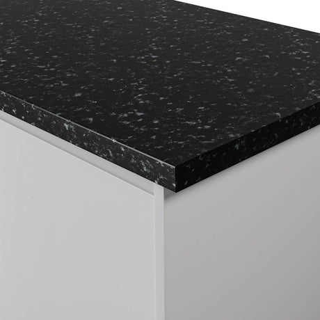 Formica Axiom Pp6967 Avalon Granite Black Laminate Kitchen Worktops - Matte 58 Finish