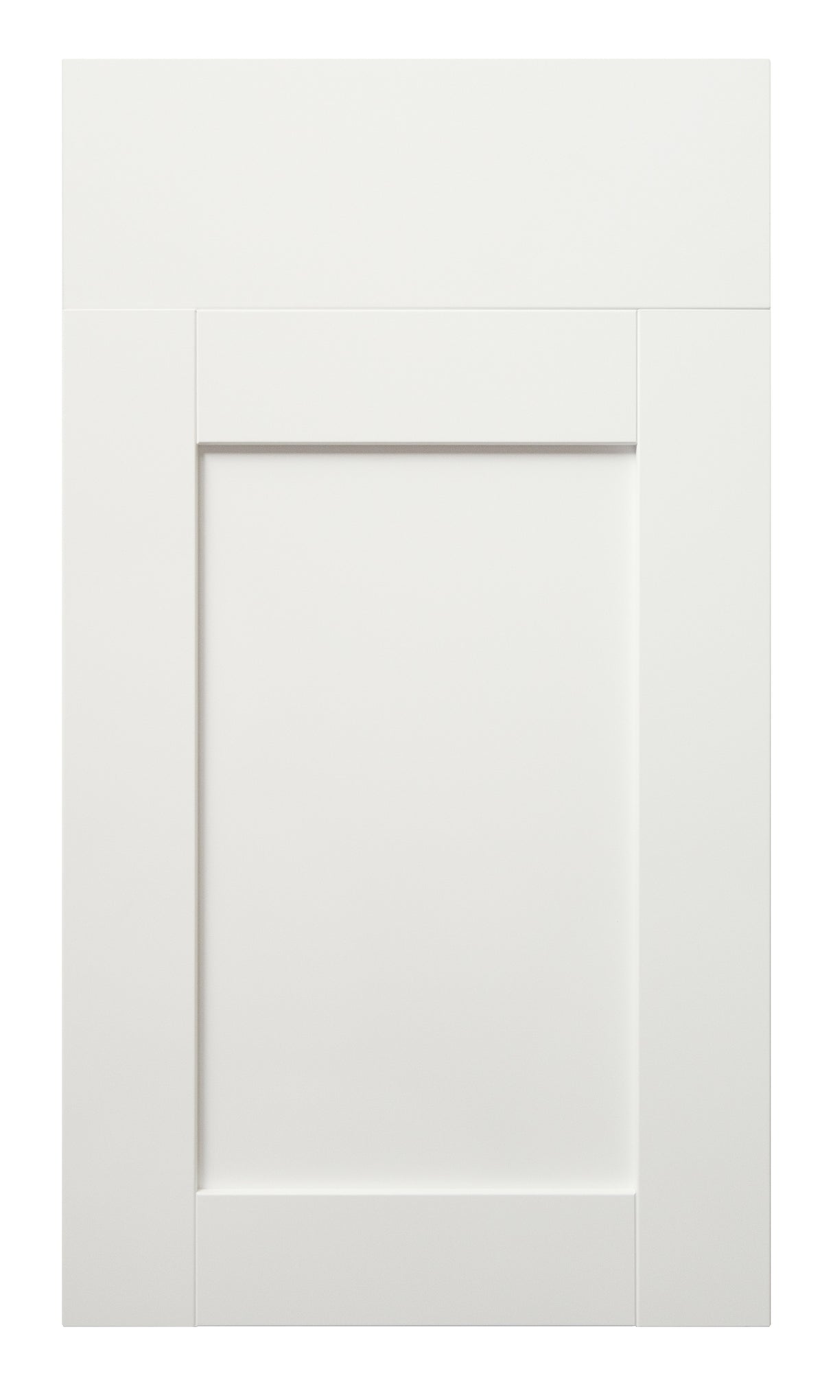 Rivington Shaker White Supermatt- Replacement Kitchen Door/Drawer Front (283mm High)