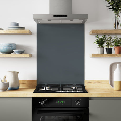 Bushboard Alloy Storm Blue Aluminium Feature Kitchen Splashback