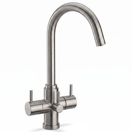 Astini Torlan Chrome/Brushed 3 Way Ambient & Water Filter Kitchen Sink Mixer Tap