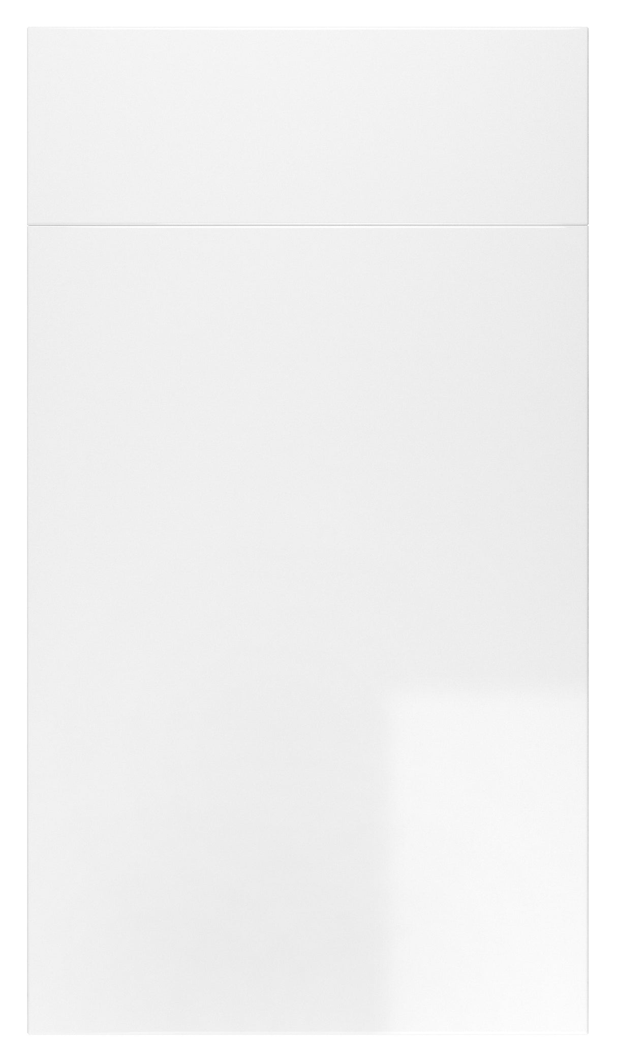 Vogue Slab White Gloss- Replacement Kitchen Door/Drawer Front (355mm High)