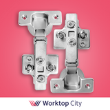 20-Pack Soft Close Cabinet Hinges – 110° Full Overlay with Backplates (Adjustable)