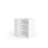600mmx600mm Flat Pack L Shaped Kitchen Corner Extra Tall (900mm High) Wall Cabinet White