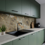 Wilsonart Alloy Aurora Gold Aluminium Feature Kitchen Splashback