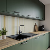Wilsonart Alloy Sand Rhythm Aluminium Feature Kitchen Splashback