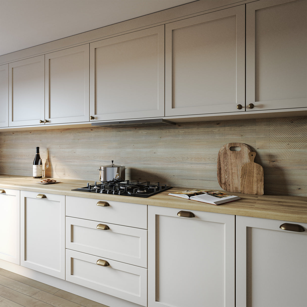 Wilsonart Alloy Marble Arc Aluminium Feature Kitchen Splashback
