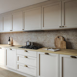 Wilsonart Alloy Natural Terrain Aluminium Feature Kitchen Splashback