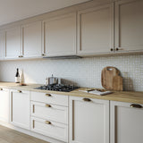 Wilsonart Alloy Stone Tessera Aluminium Feature Kitchen Splashback