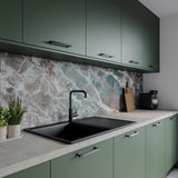 Wilsonart Alloy Rainforest Marble Aluminium Feature Kitchen Splashback