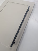 Ellis Knurled T-Bar Kitchen/Bedroom Door Handle Matt Black