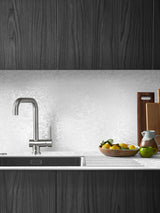 Wilsonart Zenith Blanc Crystal Compact Laminate Kitchen Worktops (Grey Core)