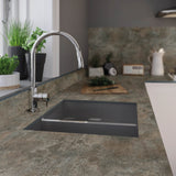 Wilsonart Zenith Caldeira Compact Laminate Kitchen Worktops (Black Core)