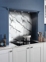 Wilsonart Zenith Marbre Veneto Compact Laminate Kitchen Worktops (White Core)