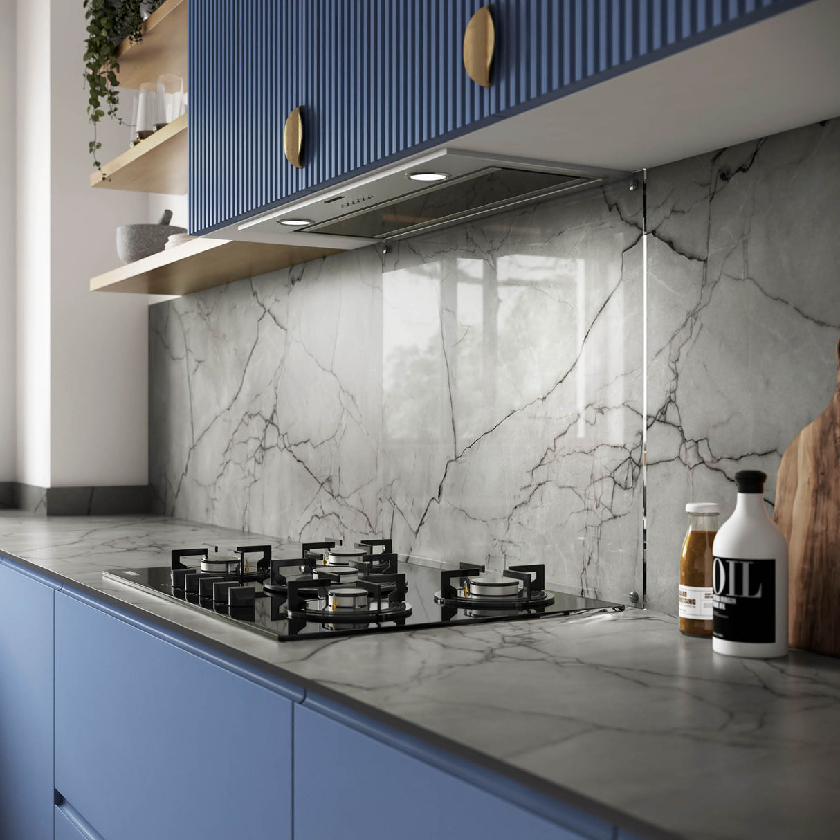 Wilsonart Zenith Marmo Grigio Compact Laminate Kitchen Worktops (Grey Core)
