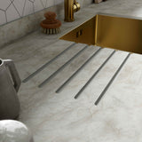 Wilsonart Zenith Pokhara Marble Compact Laminate Kitchen Worktops (Grey Core)