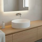 Astini Rrmini 400 Gloss White Round Countertop Basin