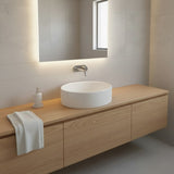 Astini Rrmini 400 Gloss White Round Countertop Basin