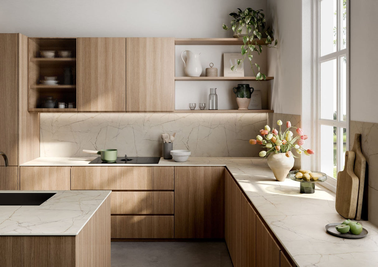 Aria F9669 Aura Marble - Satin NDF Texture - White Core