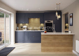 Balmoral Wood Grain ’Skinny’ Shaker Navy Blue Ash- Replacement Kitchen Doors SAMPLE PRODUCTS