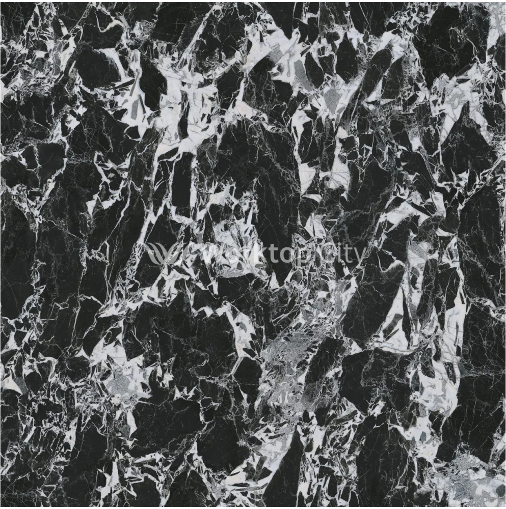 Black Marble - Matt Texture 3600Mm X 125Mm 18Mm Upstand