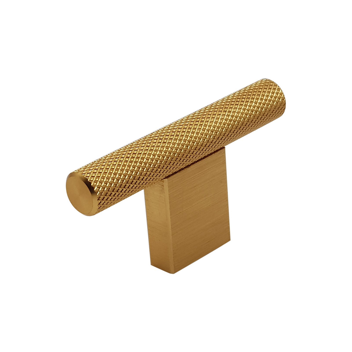 Broxburn Knurled Mini T Knob Handle – Dark Brass Cabinet, Drawer & Cupboard Knurled Pull