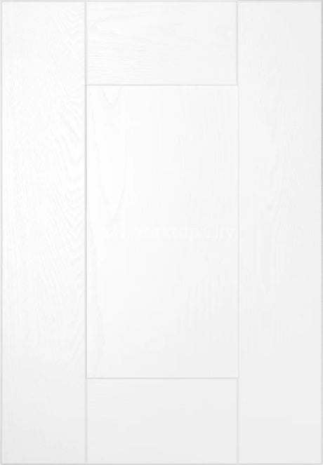 Buckingham Wood Grain Shaker White- Replacement Kitchen Doors SAMPLE PRODUCTS Sample Colour Swatch