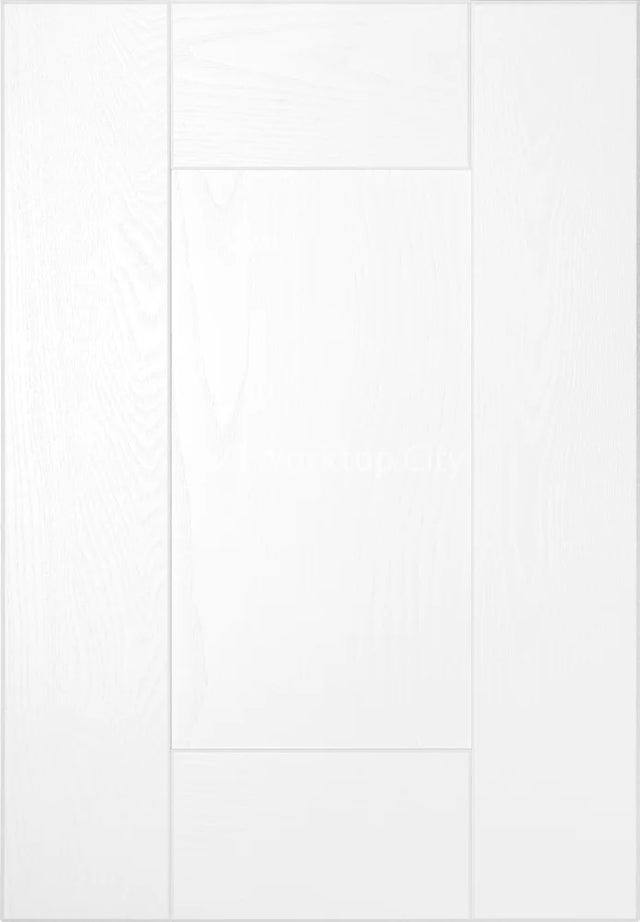 Buckingham Wood Grain Shaker White- Replacement Kitchen Doors SAMPLE PRODUCTS Sample Colour Swatch