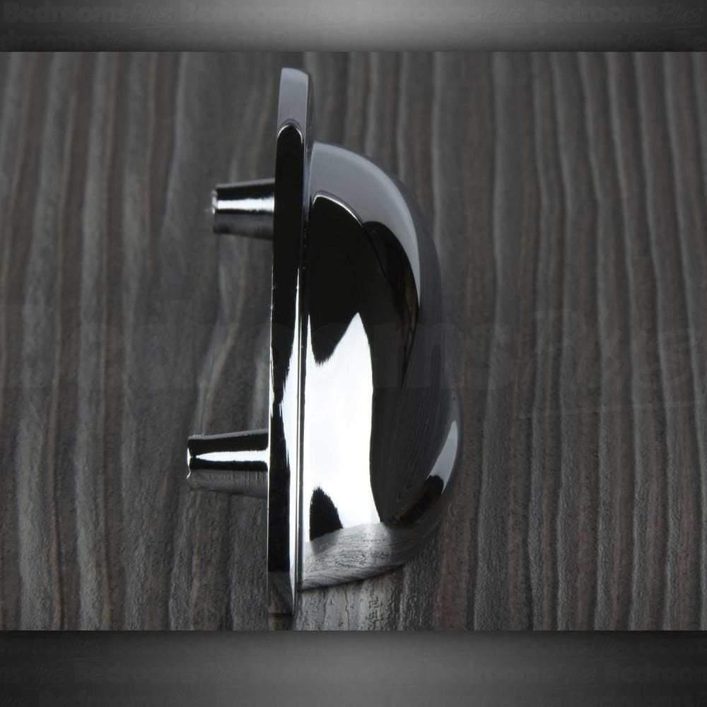 M4TEC Cromarty D8 Chrome Cup Drawer Pull Handle – Polished Cabinet & Cupboard Shell Handle (76mm Centres)