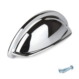 M4TEC Golspie G4 Chrome Drawer Cup Pull Handle – Polished Cup Cabinet Handle