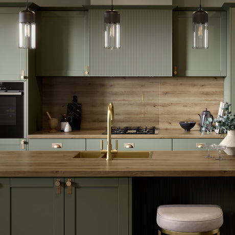 Bushboard Omega Classic Ashdown Oak Kitchen Worktops Timber Finish