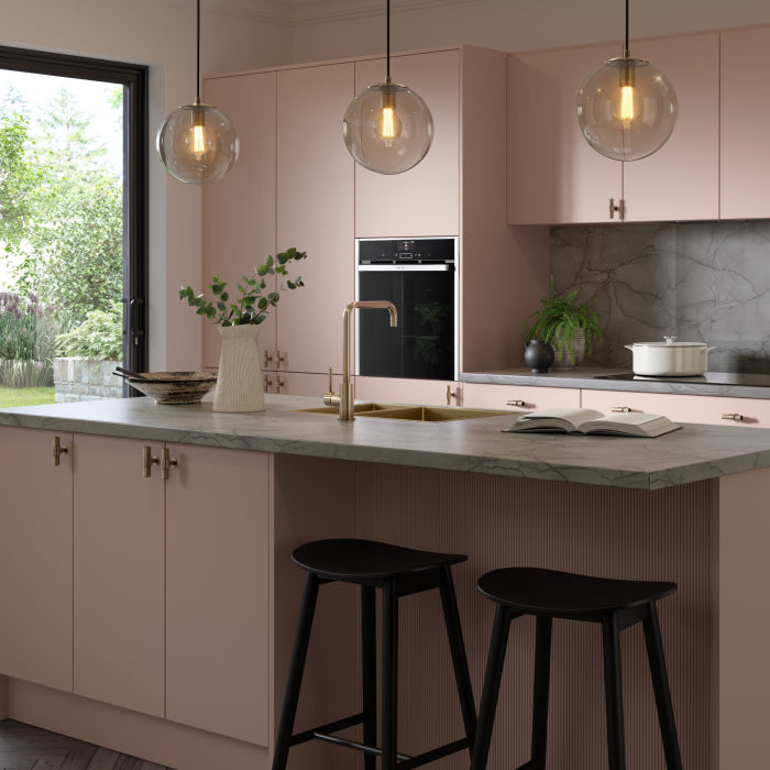 Bushboard Omega Classic Emperador Marble Kitchen Worktops Matt Finish