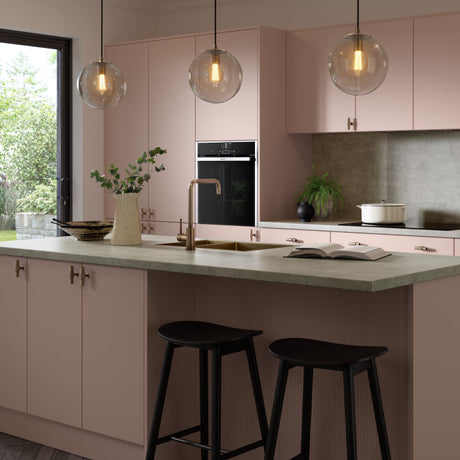 Bushboard Omega Classic Light Portland Kitchen Worktops Stone Finish