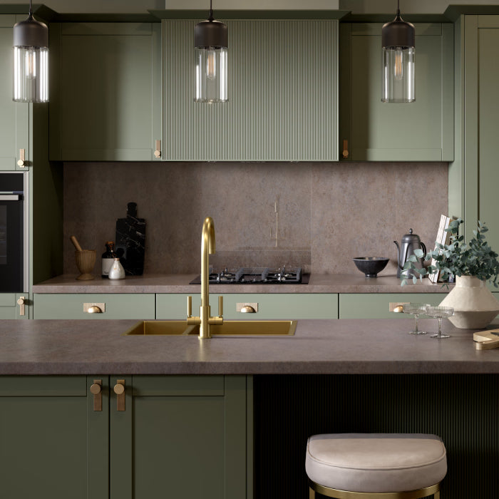 Bushboard Omega Classic Salento Kitchen Worktops Stone Finish